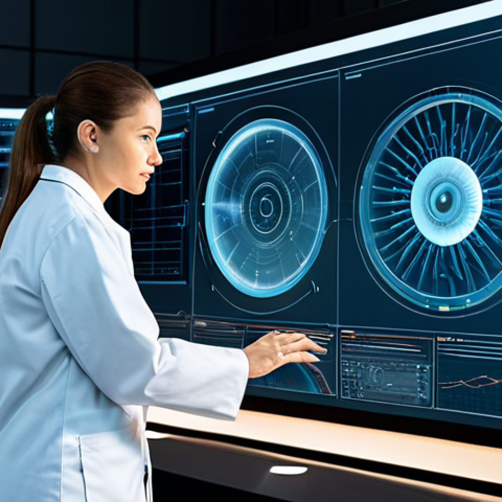 A team of two professional aerospace engineers, a male and a female, fully clothed in modest, professional lab coats, intently collaborating in a state-of-the-art design studio. They are focused on a large, transparent display showcasing an intricate, organically shaped aircraft component generated by AI, with complex aerodynamic simulations overlaid. The background features sleek, futuristic design workstations and soft, ambient lighting. perfect anatomy, correct proportions, natural pose, well-formed hands, proper finger count, natural body proportions, professional photography, cinematic lighting, high detail, ultra-realistic, 8k, safe for work, appropriate content, family-friendly.