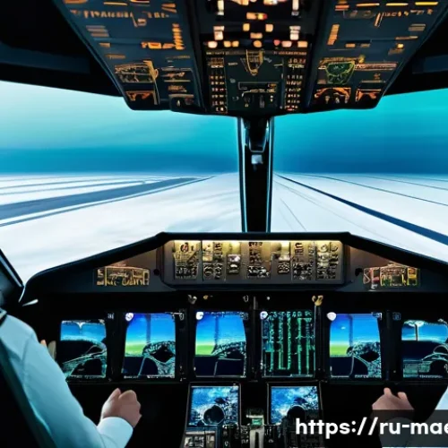 비행 제어 알고리즘 - **Prompt 1: The Intelligent Cockpit**
    "A highly detailed, realistic image of a modern aircraft c...
